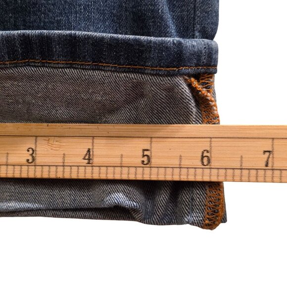 Joe's Jeans The Straight Leg Crop Cuffed Jeans Medium Leslie Wash 31 - Picture 16 of 16